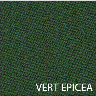 Tissu de billard vert epicea